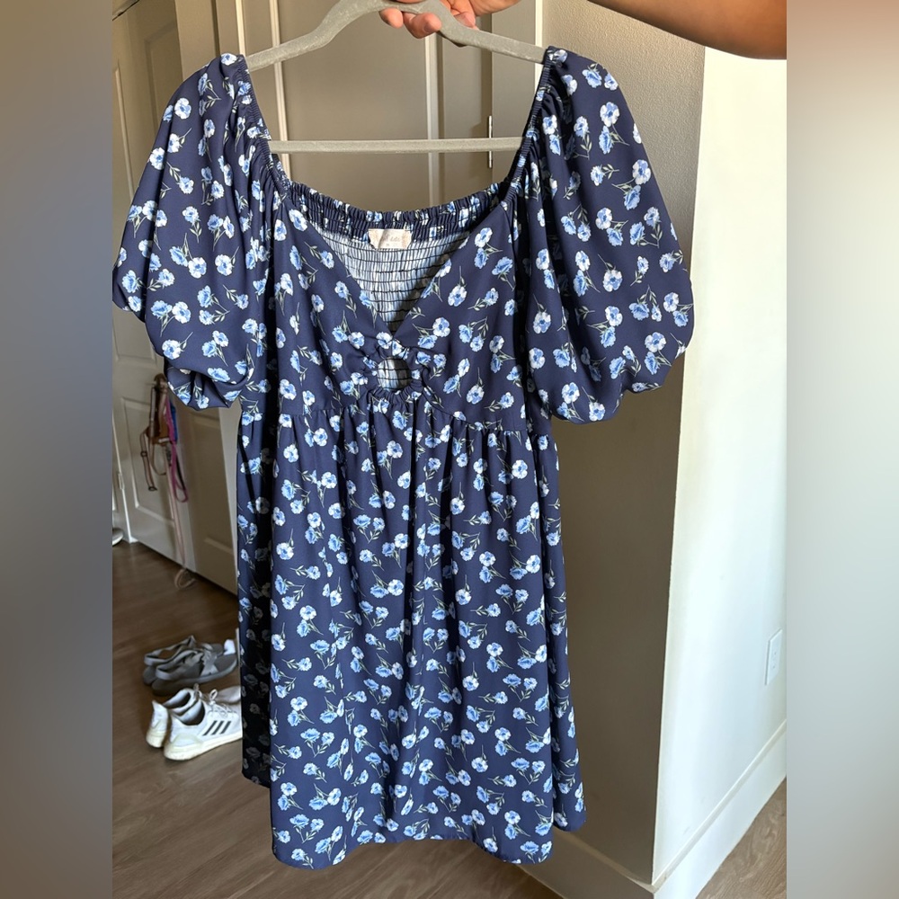 Red Dress Boutique Blue Floral Dress